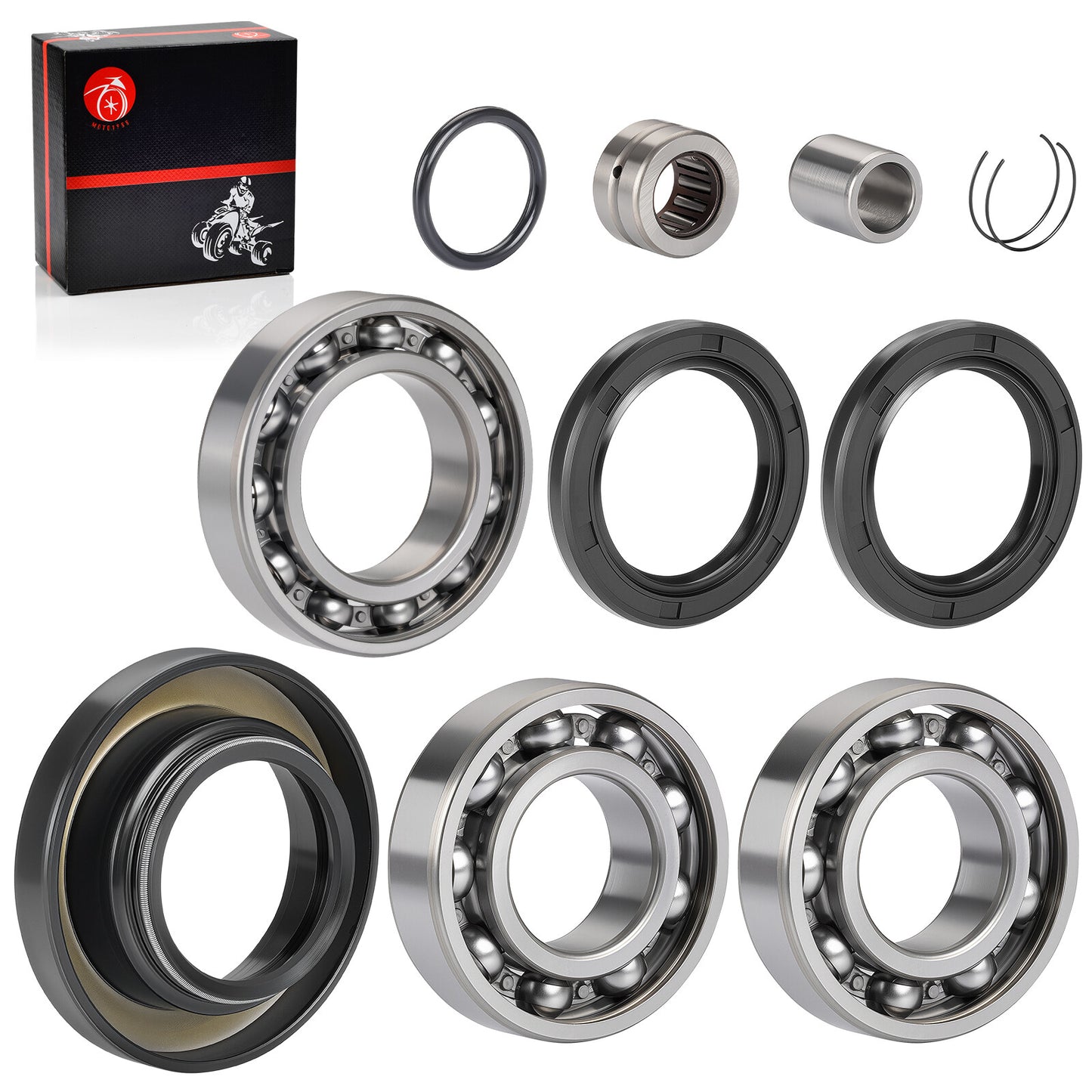 Rear Differential Bearing Seal Kit for Honda Rubicon TRX500 (2001–2023)