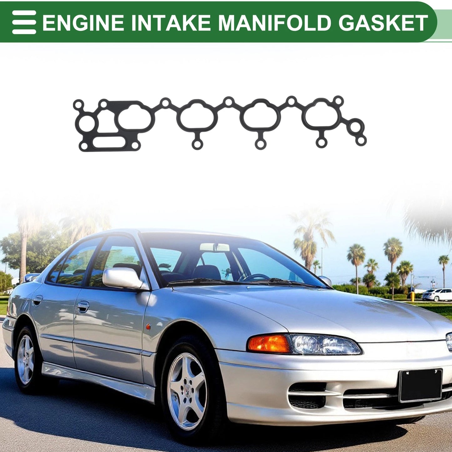 Engine Intake Manifold Gasket for Mitsubishi Magna (1997–1999) No.MD333080