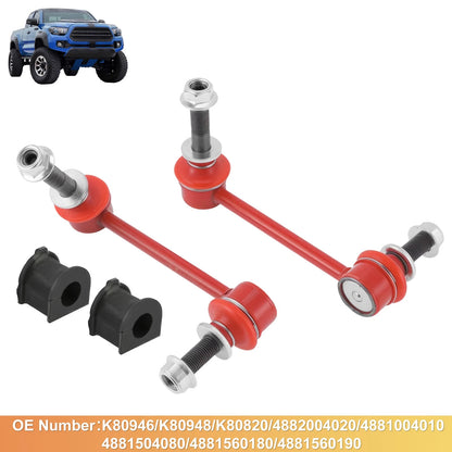 Set of 4 Front Sway Bar Links Bushings for Toyota Tacoma (2005–2017) K80946/K80948