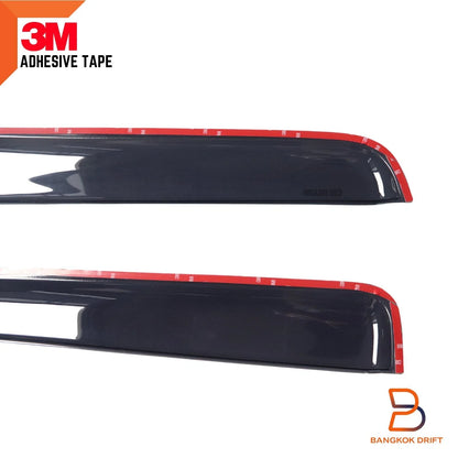 Door Visors Weathershields for Holden Colorado RC Dual Cab (2008-2012)