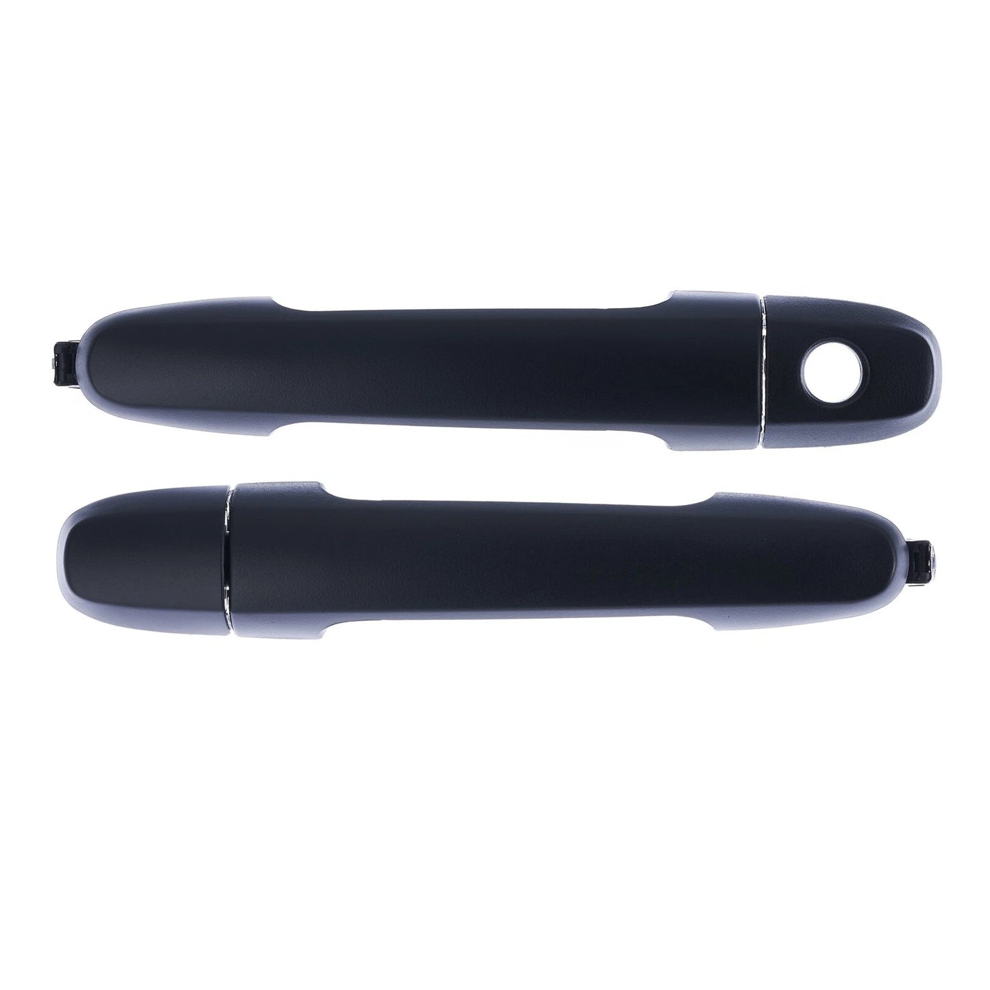 Set of 2 Outer Door Handles for Toyota Hilux (2005–2015) Textured Black