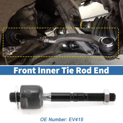 2 x Front Inner Tie Rod End Links for Honda Accord & Acura CL TL (2003-2007)