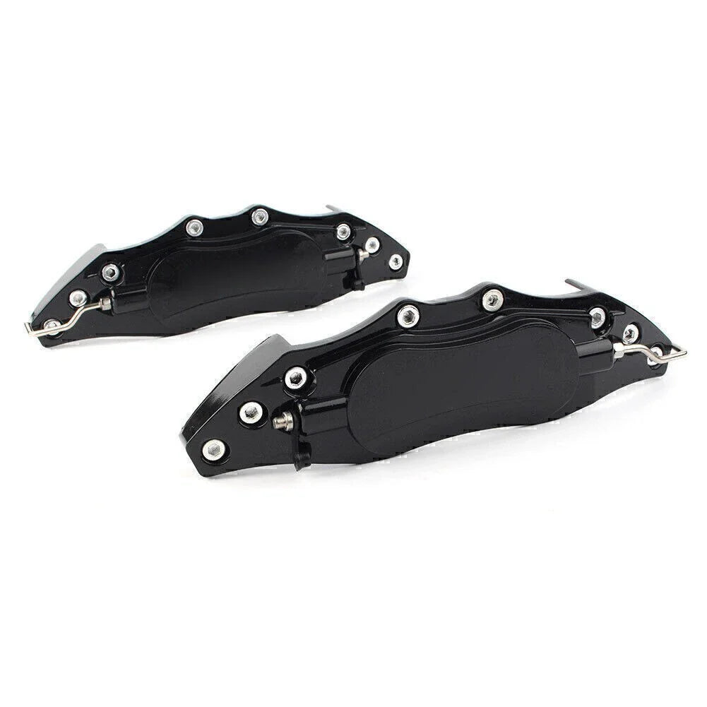 3D Metal Brake Caliper Covers Large for Universal Car Black