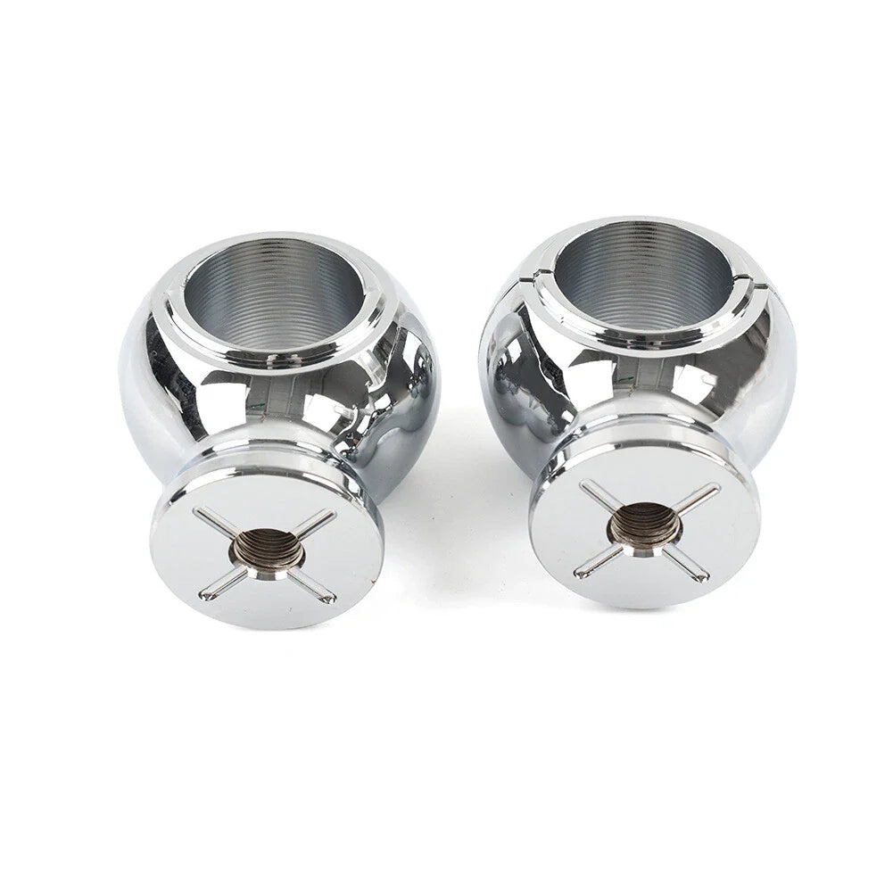 32mm 1.25" Fat Handlebar Risers Clamp Chrome for Harley Touring