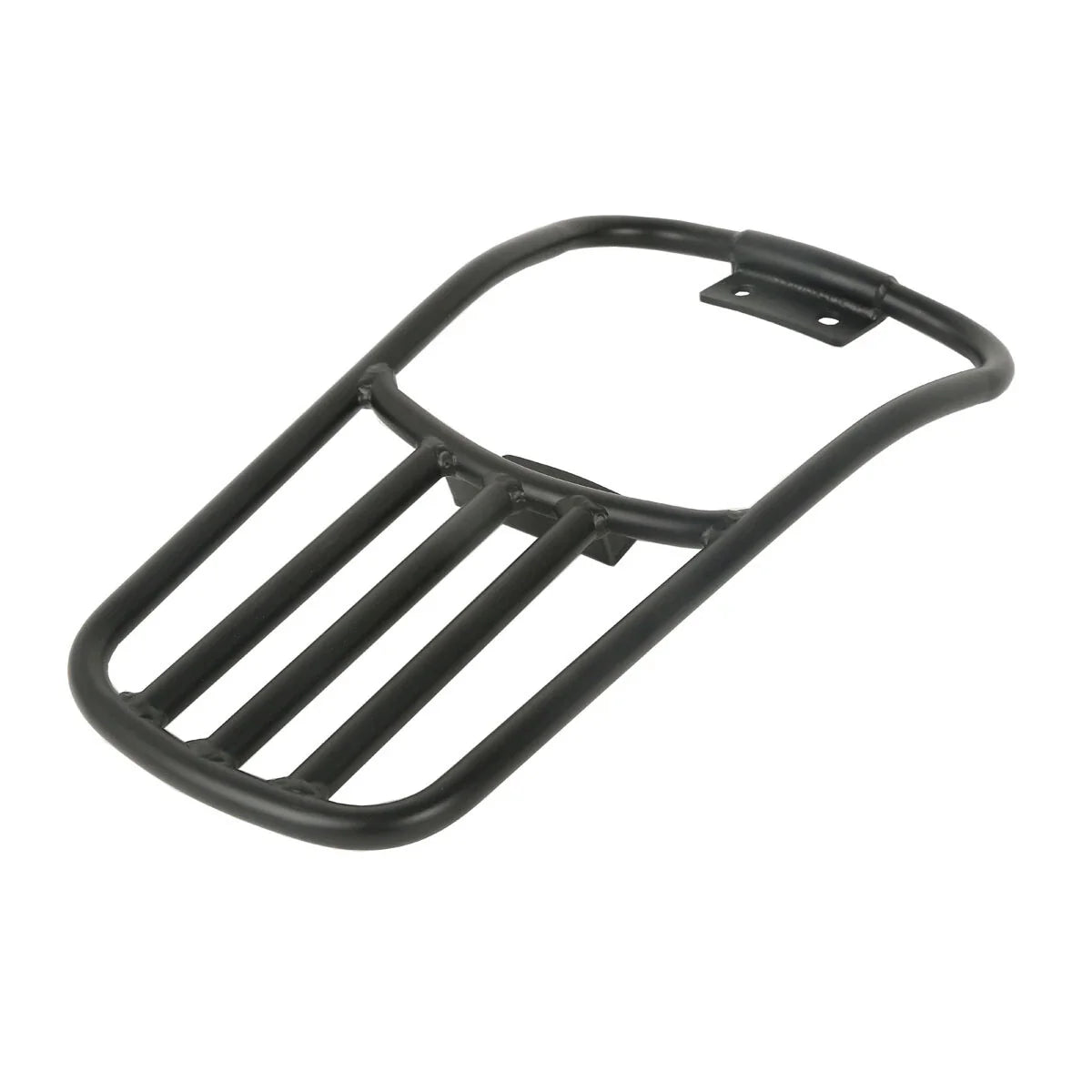 Black Rear Fender Luggage Rack for Harley Softail Deluxe (2005-2017)