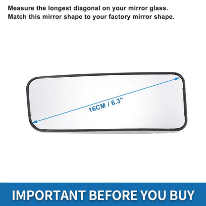 Left Lower Side Mirror Glass Replacement for VW CRAFTER & MERCEDES (2017-2023)