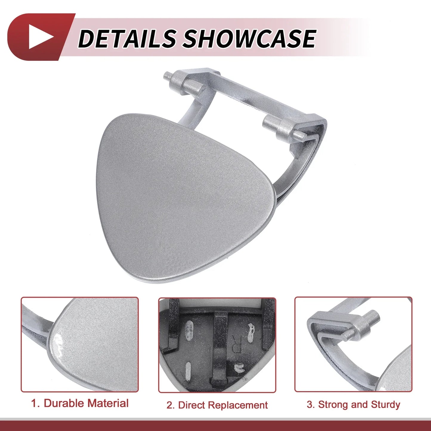 Front Right Washer Nozzle Cover for Mercedes-Benz E320 (1994-2006) Silver
