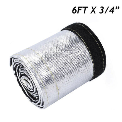 Heat Shield Sleeve 3/4x6 Ft Hose Cover Wrap