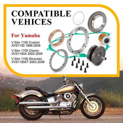 Starter Clutch Gear Kit for Yamaha XVS1100 (1999–2009)