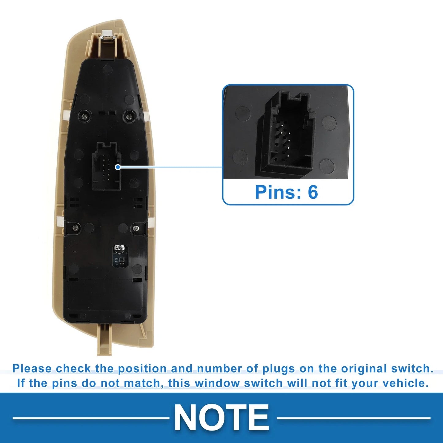 Power Window Switch for BMW 740i (2013-2015)