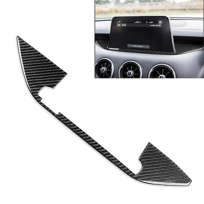 Black Console Navigation GPS Panel Cover Trim for Kia Stinger (2018-2023)