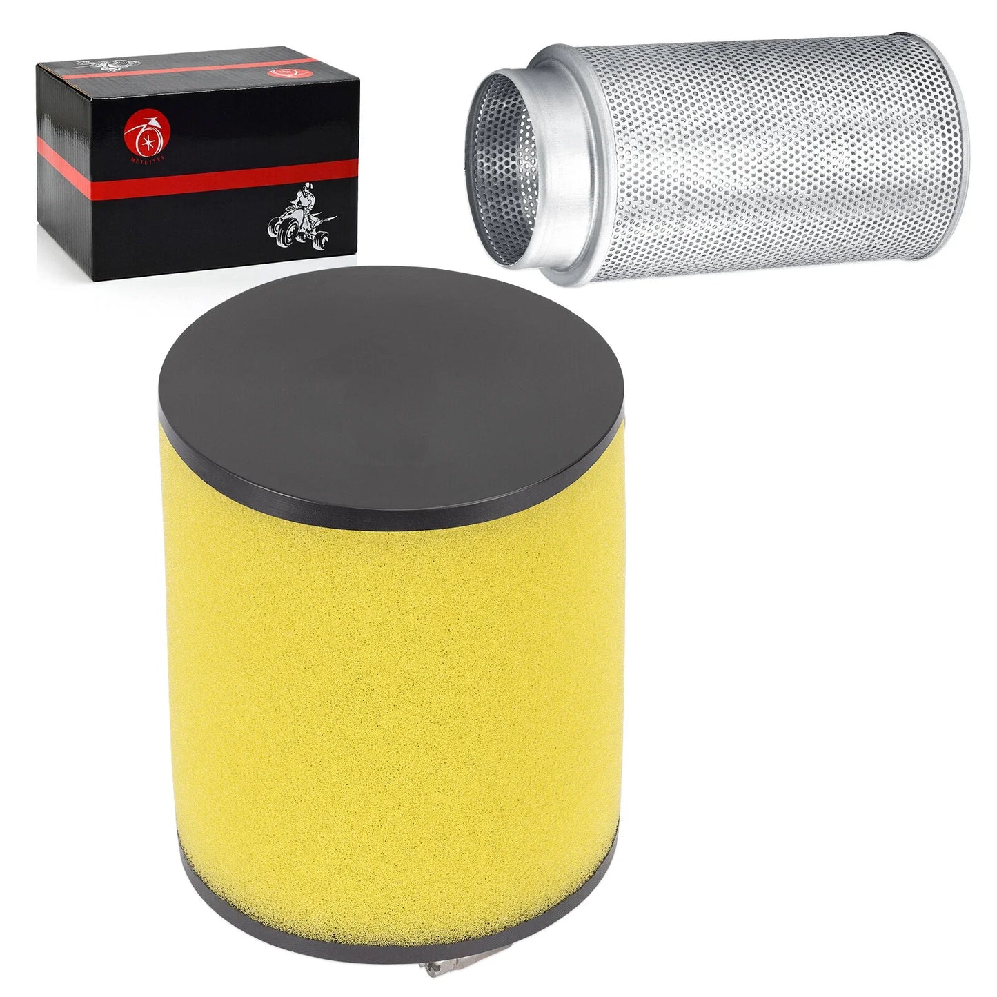 Air Filter w/ Air Cleaner Body for Honda Rancher 420