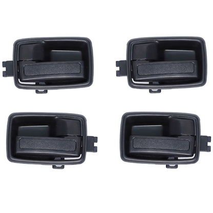 4pcs Textured Black Inner Door Handles for Holden Rodeo TF (1998–2003)