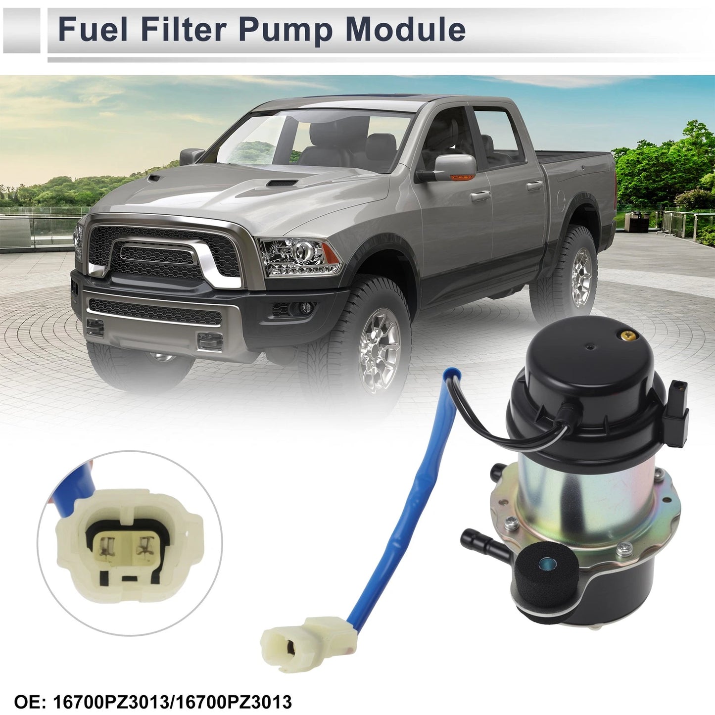 Electric Fuel Pump Assembly for Honda ACTY HA1 HA2 HA3 HA4 (1977–1988) No. 16700PZ3013