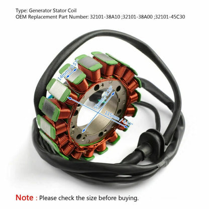 Alternator Stator for Suzuki VS600 VS750 VS800 VX800 (1990–1997)