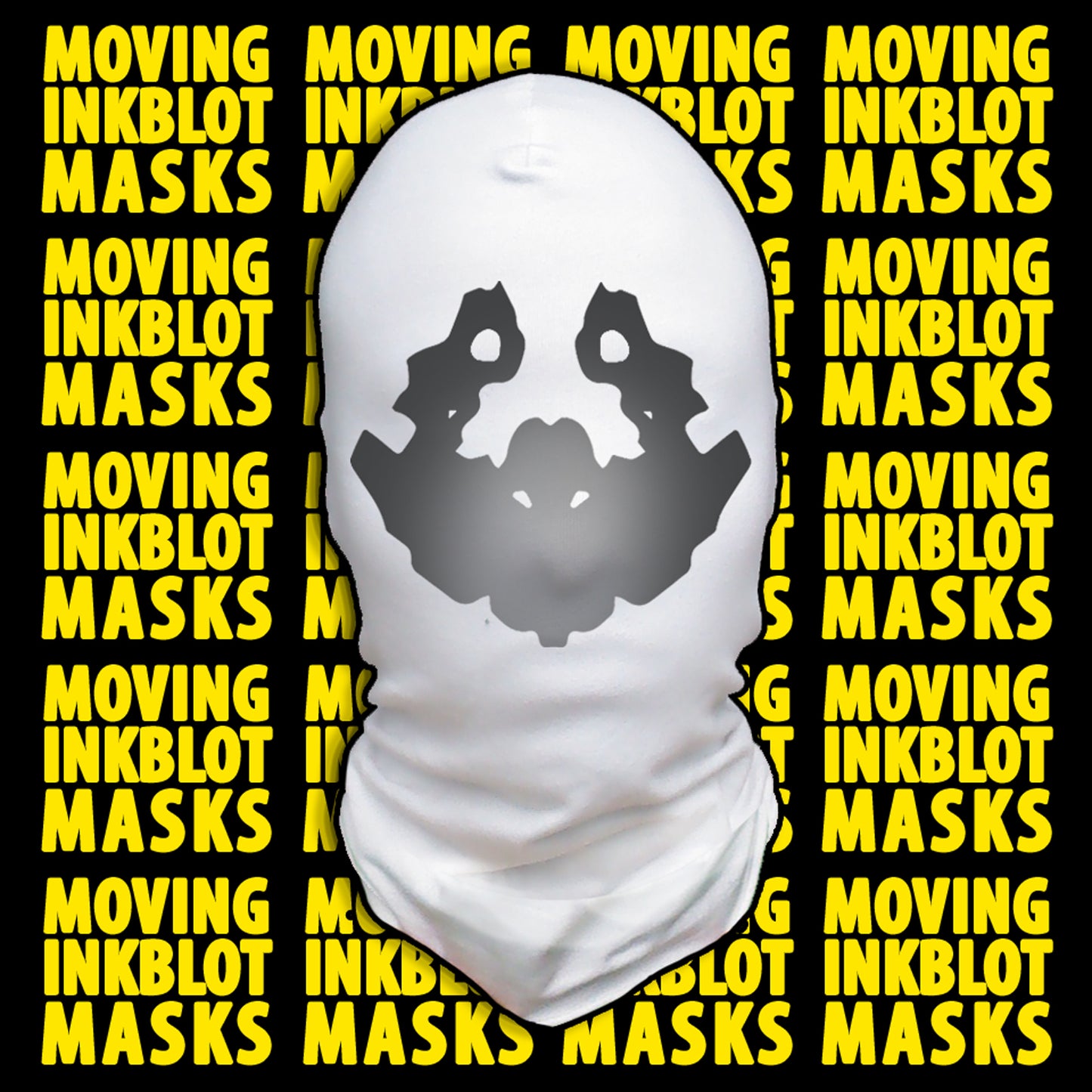 Rorschach Moving Inkblot Mask for Kids (Halloween Costume)