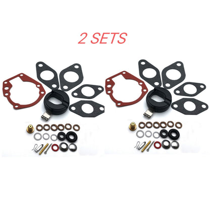 2X Carb Kit with Float for Johnson Evinrude Outboard (Fits Various Models)