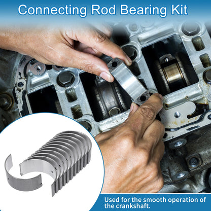 Set of 12 Connecting Rod Bearings for Toyota Land (No. 1320247011)