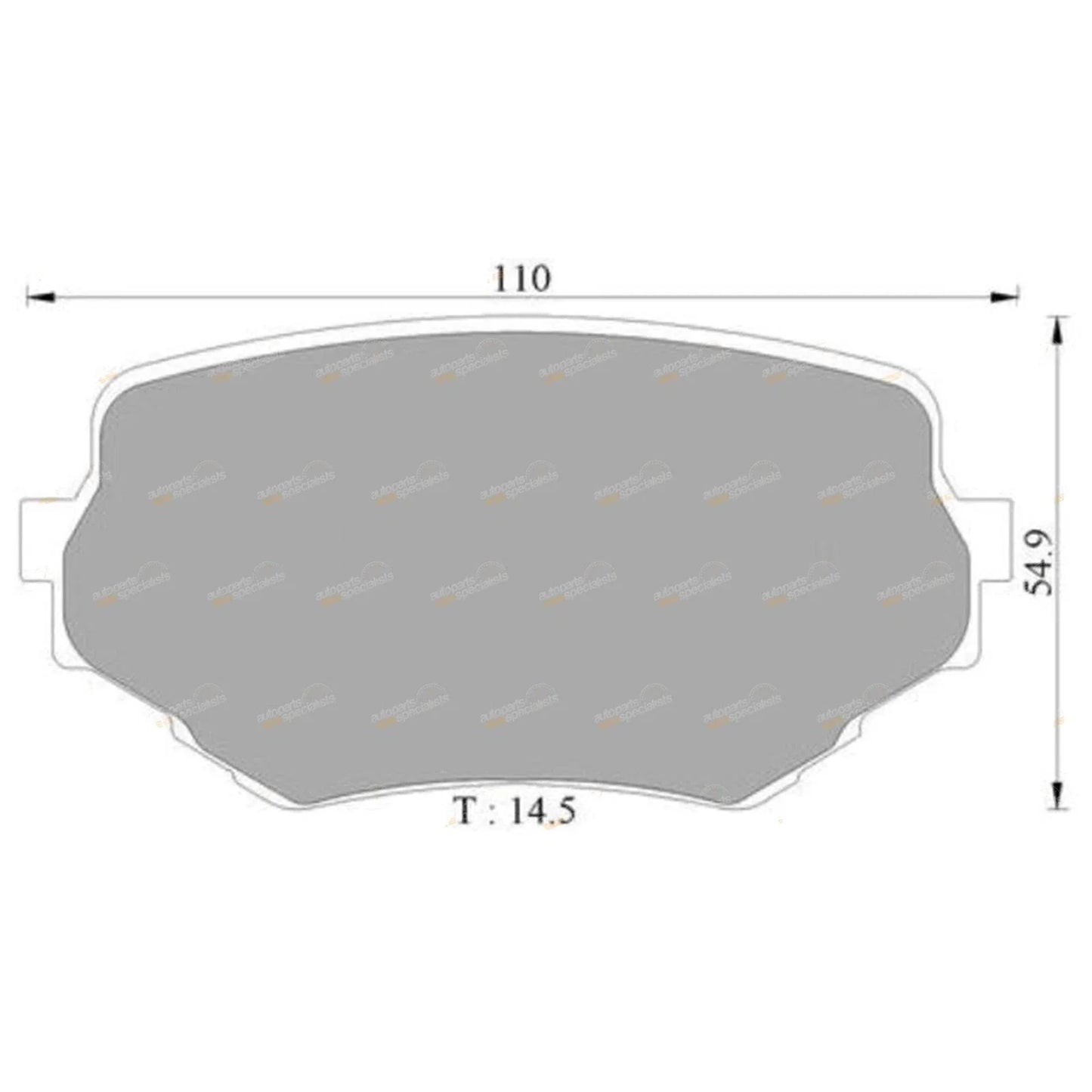 2.7L Front Brake Pad Set Suzuki XL-7 (2001-2005)