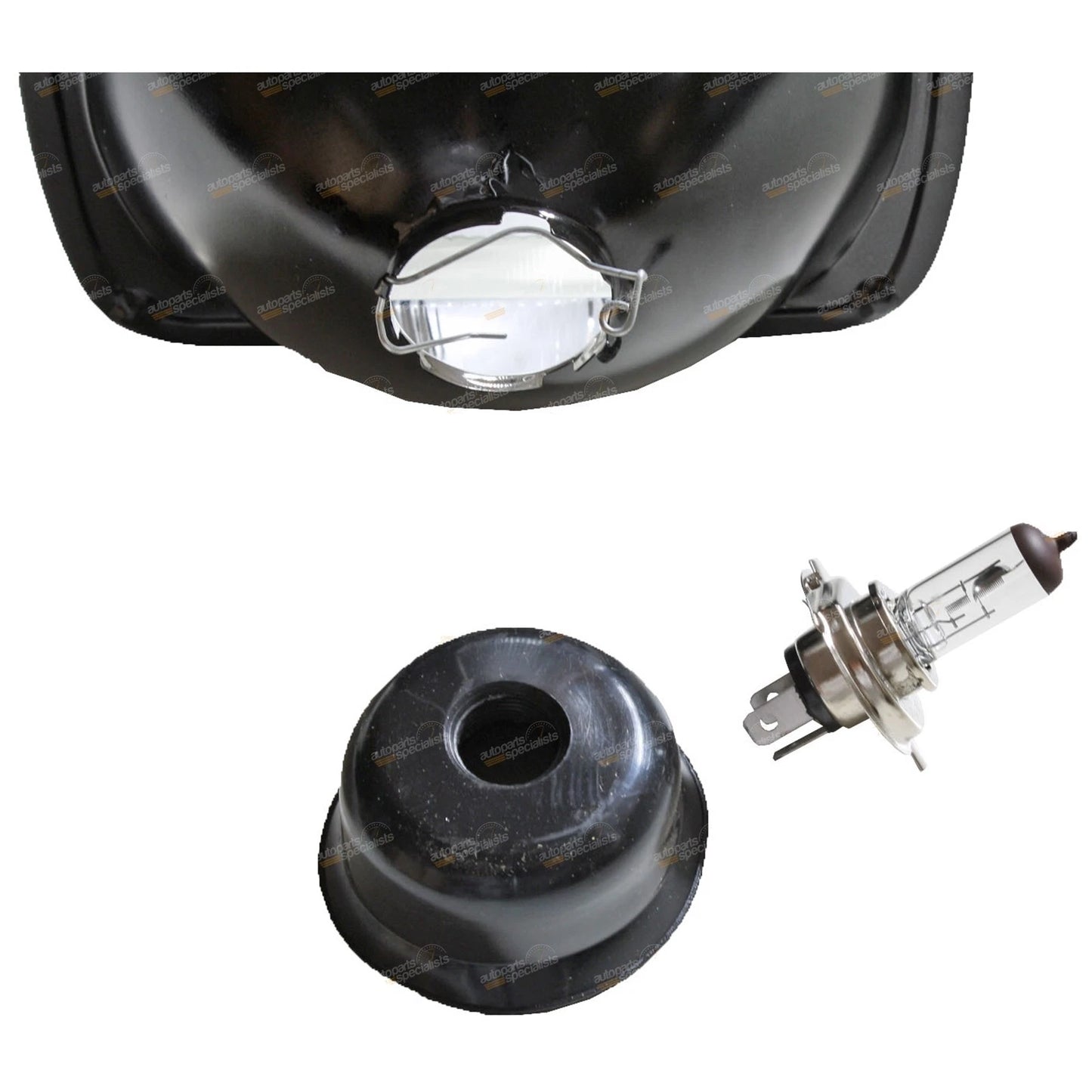 Universal Headlight with Globe for Toyota Hilux Hiace (1983–2005)