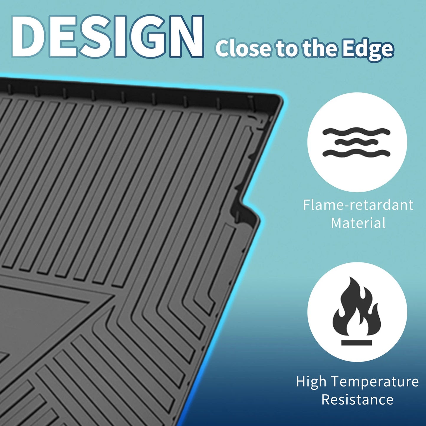 Cargo Liner Rear Trunk Mat for Chevrolet Cruze Sedan (2016–2019) TPE