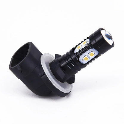 2 x LED Fog Driving Lights 50W 1200LM 6500K White Model