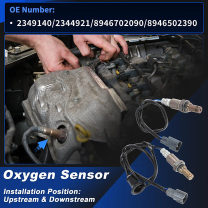 2X Upstream & Downstream Oxygen Sensor for Toyota Camry 3.5L V6 (2018–2020)