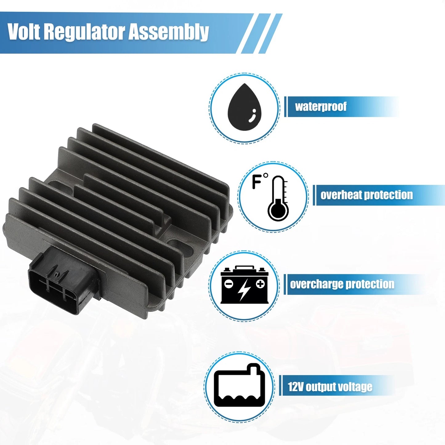 Voltage Regulator Rectifier 68V-81960-10-00 for Arctic Cat 700 EFI (2006–2009)