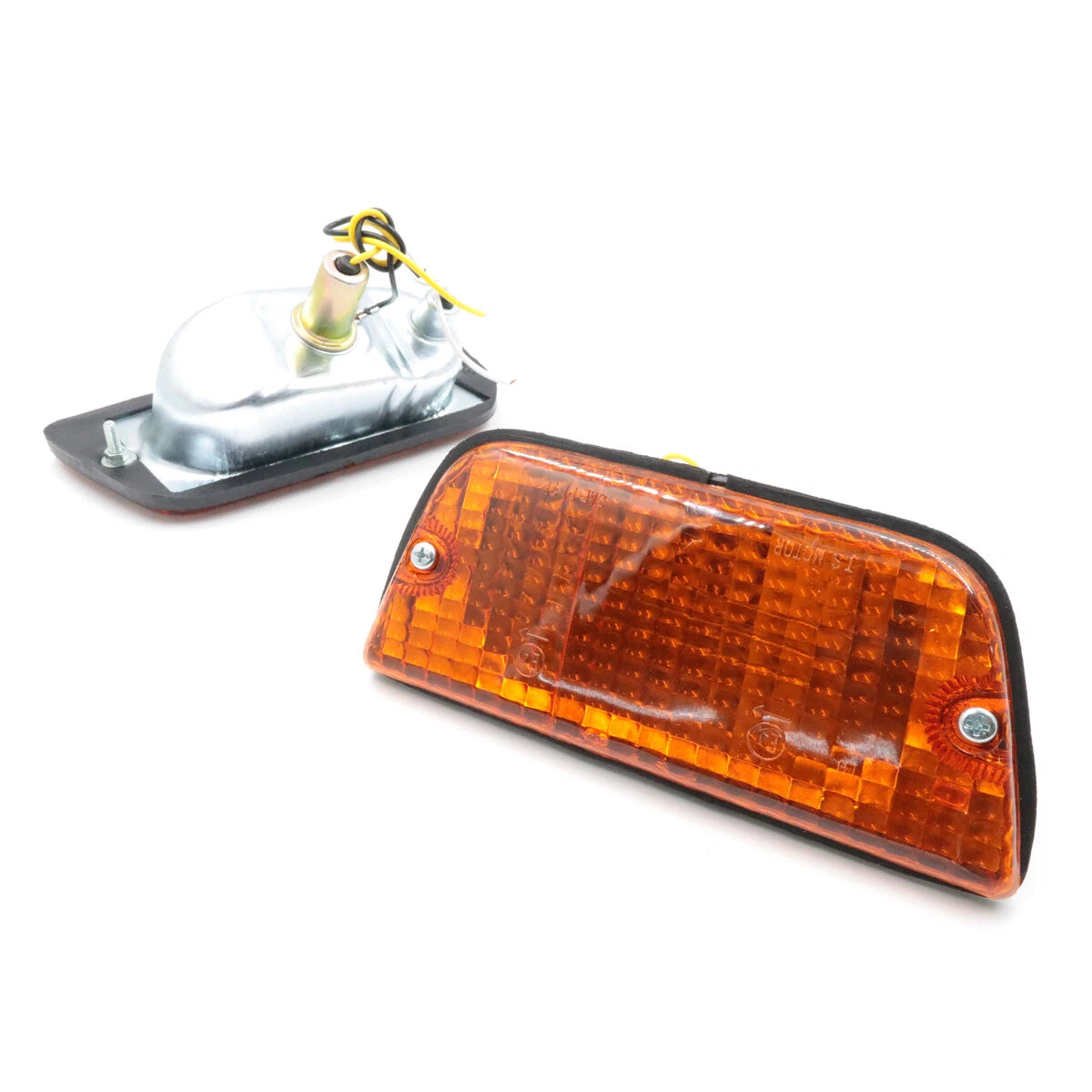 Amber Turn Signal Lights x2 for Nissan Datsun 620 1972-1979