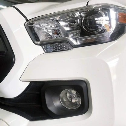 Chrome Headlight Cleaning Trim Bezel Set for Toyota Tacoma (2016-2020)