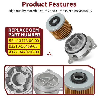 Oil Filter & Cover for Yamaha V-Star XVS 1100 (1999–2009)
