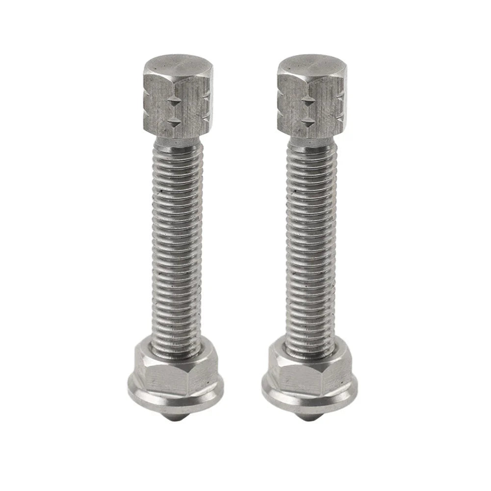 Stainless Steel Chain Adjuster Bolts for Yamaha Honda WR YZ YZF (1985-2023)