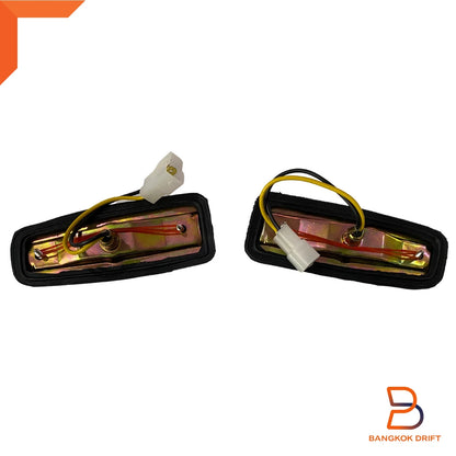 Side Marker Indicator Blinker Light Pair for Toyota Corolla (1974-1981)