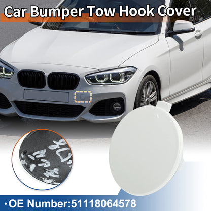 Tow Hook Cover for BMW 1 Series F20 (2012–2019) No. 51118064578 Pure White