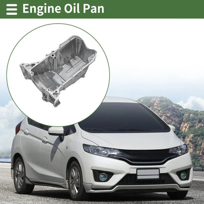 Engine Oil Pan for Honda Fit L4 1.5L Hatchback (2007-2008) - 1 x Aluminum