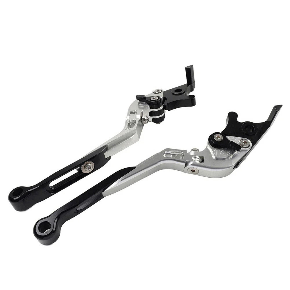 Silver CNC Extendable Brake Clutch Levers for BMW S1000XR (2015-2021)