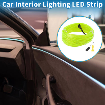 4m LED Neon Wire Car Decoration Lighting Battery Box (3V)