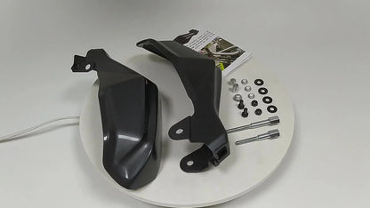 Black Handguard Cover Shield Wind Protector for Kawasaki KLX230 (2020-2024)