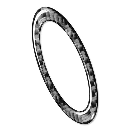 Steering Wheel Center Ring Cover Trim for Ford Mondeo (2013–2019) Carbon Fiber Black