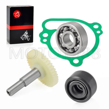 Water Pump Impeller Gear Rebuild Kit for Kawasaki KX80 KX85 KX100 (1983–2003)