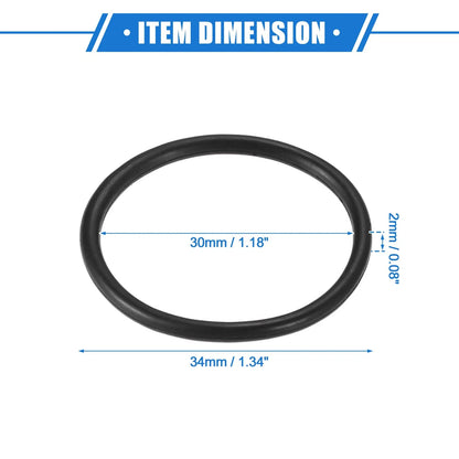 Engine Crankshaft Oil Seal for Honda Accord (1990-1997) Rubber Black