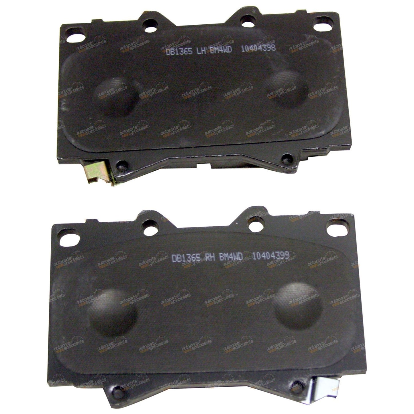 Set of 4 Bendix Front Disc Brake Pads for Toyota Landcruiser (1998–2007)