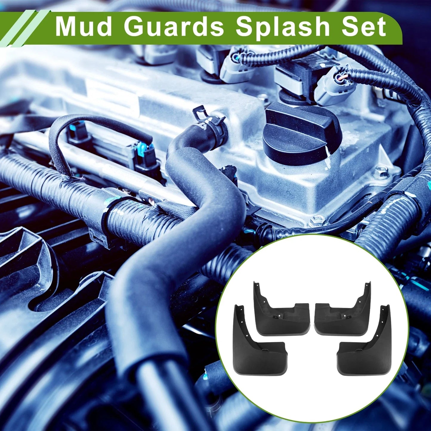 Mud Flaps Splash Guards 1 Set for Dodge Journey (2007-2021)