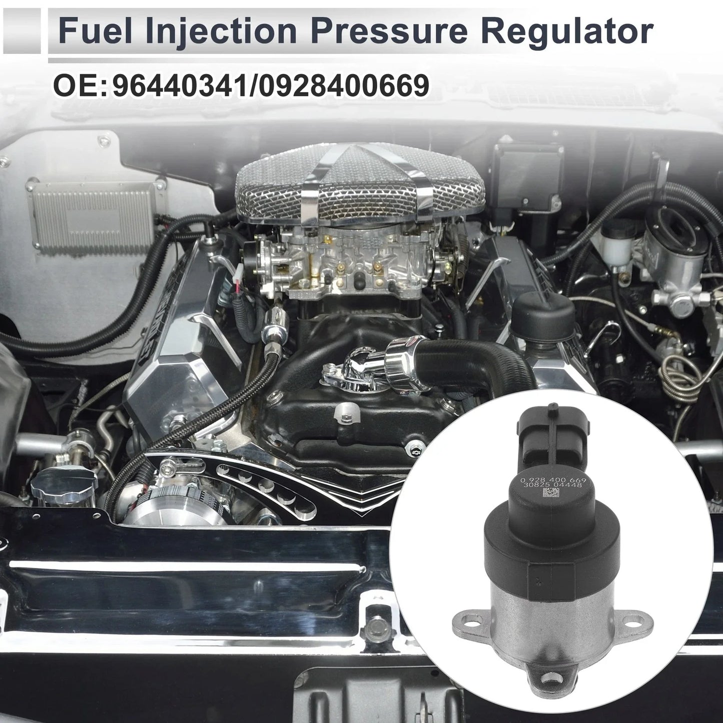 Fuel Pressure Regulator for Chevrolet Nubira (2007-2011) 20-70 Psi Metal