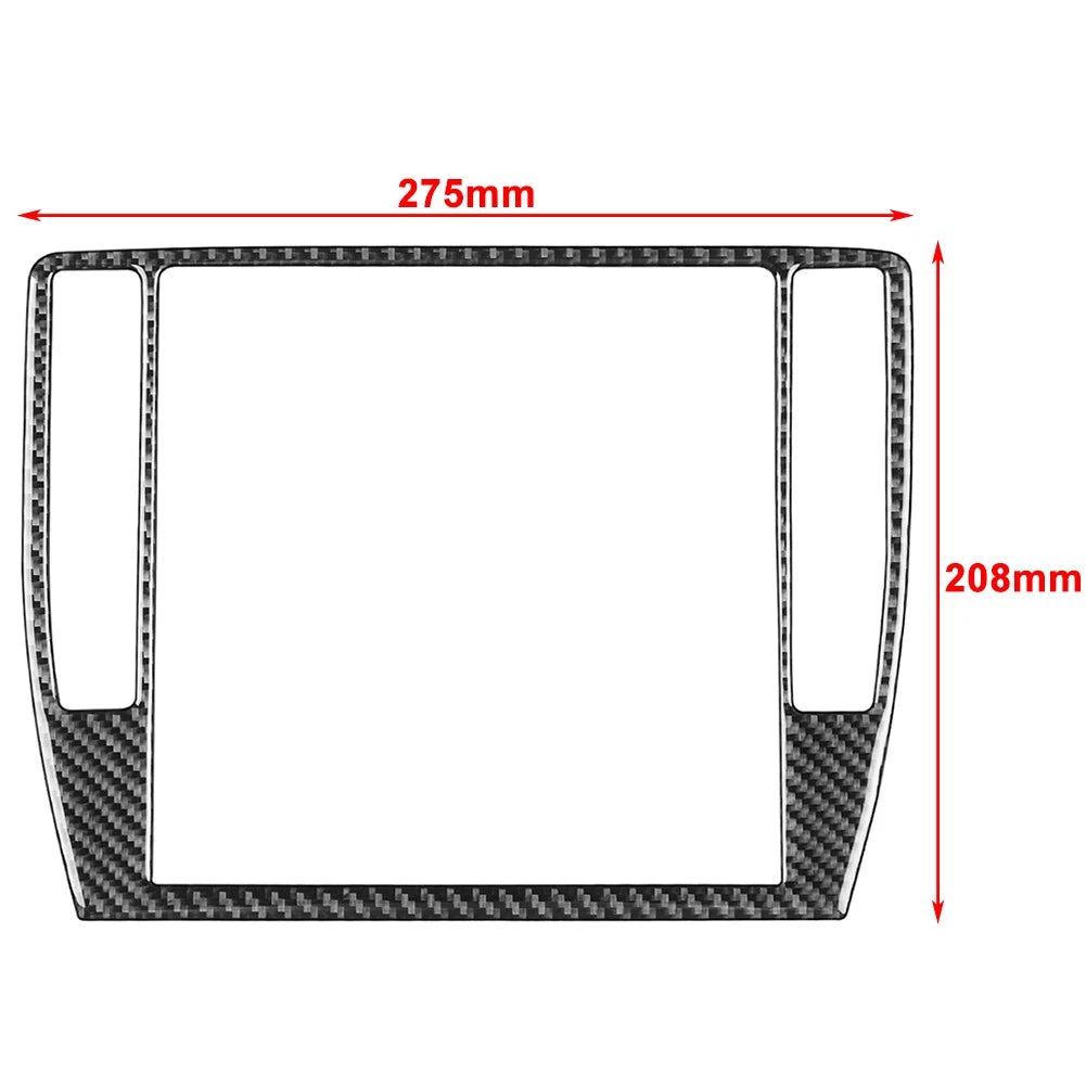 Radio CD Panel Side Button Cover Trim for Volkswagen Passat B5 (2001–2005) Red