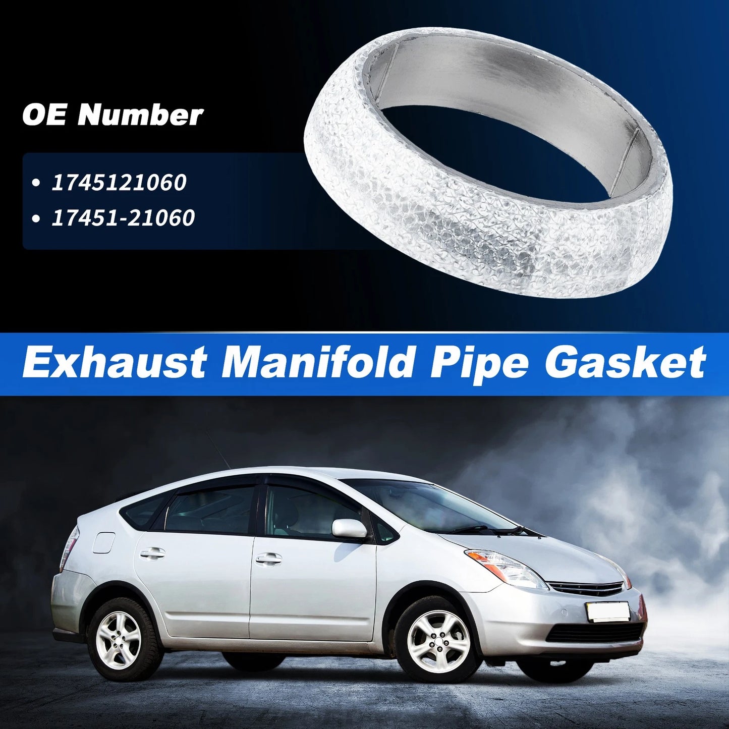 Exhaust Pipe Donut Gasket for Toyota Prius (2001–2009) No. 1745121060