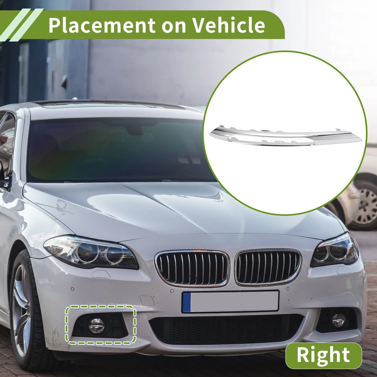 Fog Light Grill for Mercedes-Benz E-Class (2009–2016) No. 2128851874