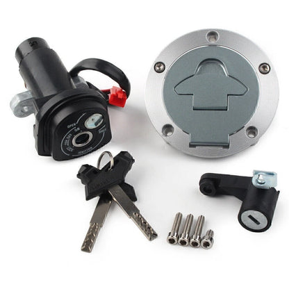 Ignition Switch Fuel Gas Cap Seat Lock Set for Yamaha YZF R15 (2019–2021)
