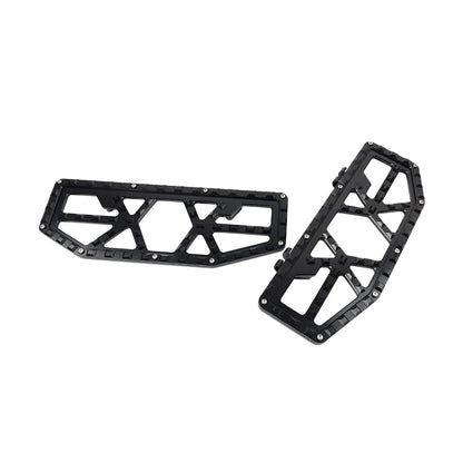 Black Rider Driver Floorboards Foot Pegs for Harley Electra Glide