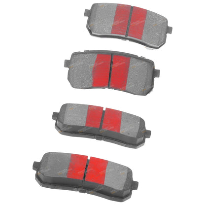 Set of 4 Rear Disc Brake Pads for Kia Carnival Grand Carnival (2006–2014)